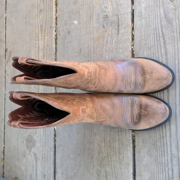 Ariat Women's Heritage Distressed Brown Western Boots Size 7B - Picture 2 of 16